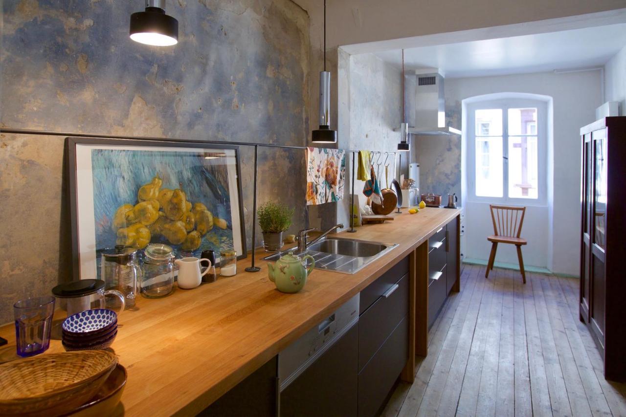 Boutique-Ferienwohnung Im Alten Weinhaus Moser Грюнштадт Экстерьер фото